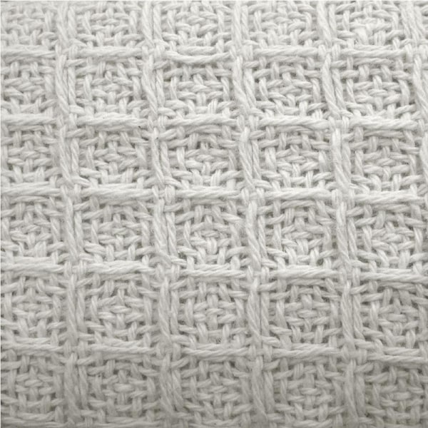 Cotton Waffle Blanket White Single