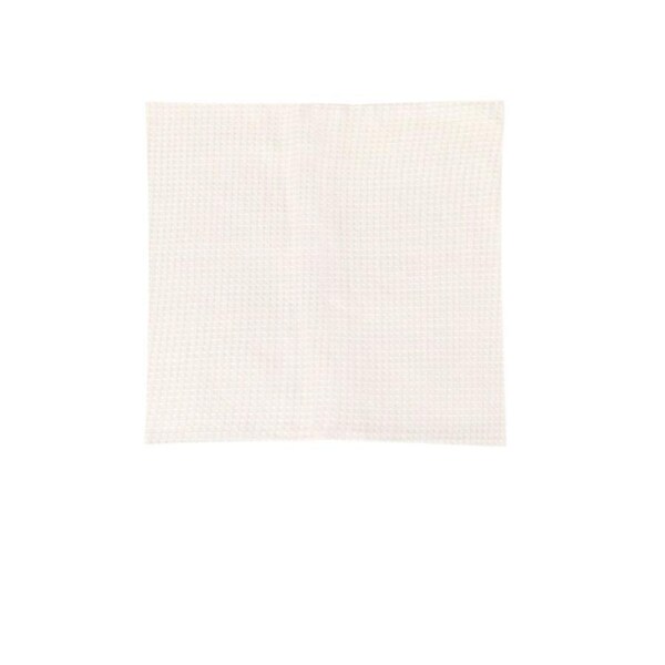 Cotton Waffle Cushion Cover Ivory