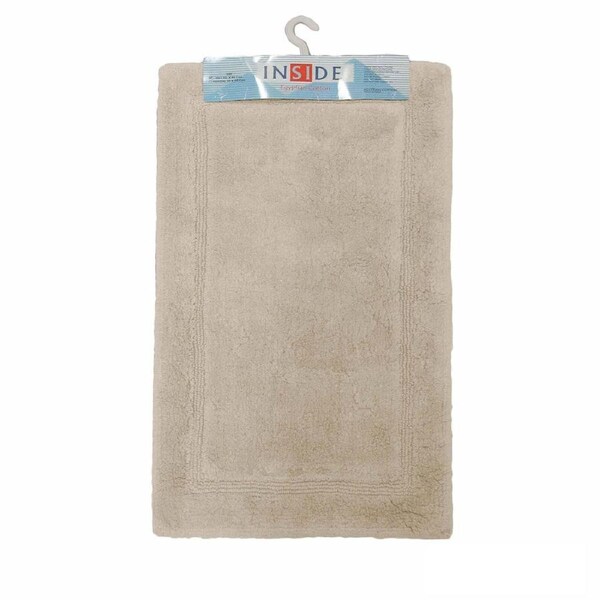 Egyptian Cotton Bath Mat 50x80cm – Taupe Ultra Absorbent & Soft