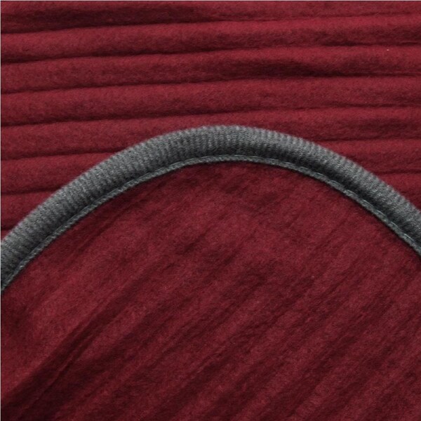 250GSM Ribbed Polar Fleece Throw 100 x 150cm Seafoam