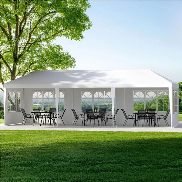 3x9m Gazebo ALFORDSON Outdoor Marquee Portable Side Wall White