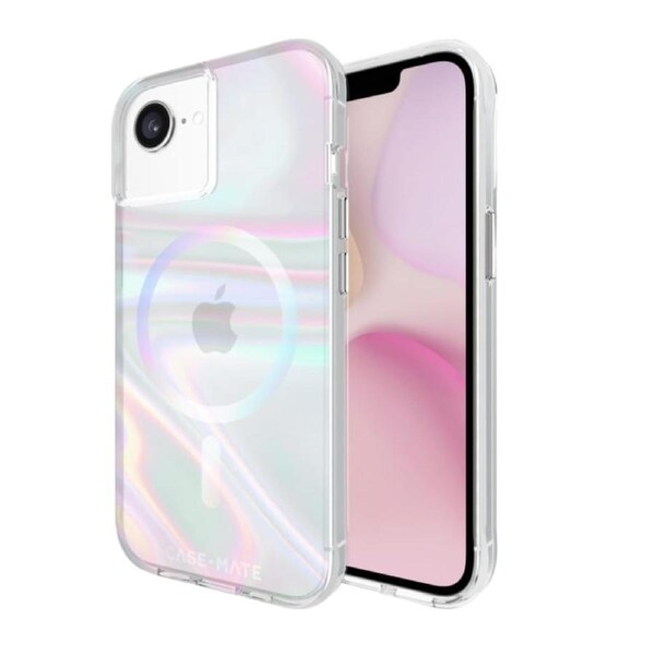 Case-Mate Soap Bubble MagSafe Case for iPhone 16e/15/14/13 - Iridescent