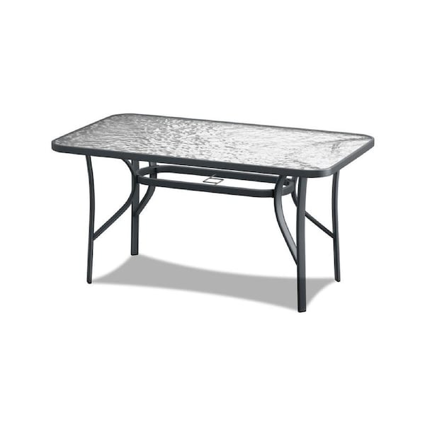 ALFORDSON Outdoor Dining Table 140CM X 80CM Grey