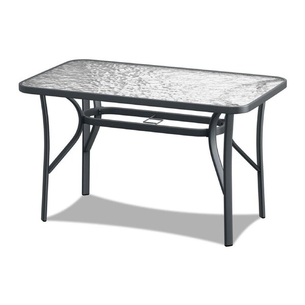 ALFORDSON Outdoor Dining Table 120CM X 70CM Grey