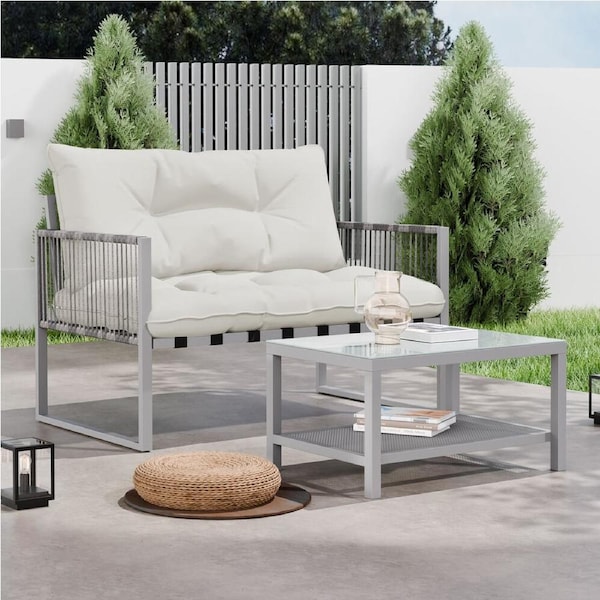 ALFORDSON Outdoor Furniture 2PCS Lounge Set Beige