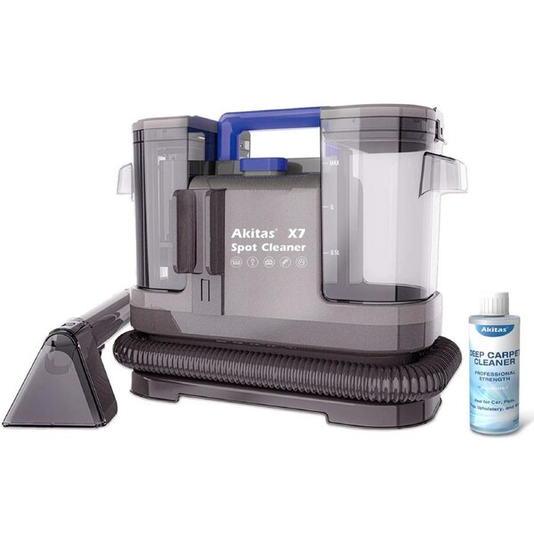 Akitas X7 450W Spot Cleaner Carpet Washer Removes Stain and Spill with Solution