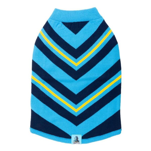 Gold Coast Titans NRL Team Colour Dog Jumper Size Small