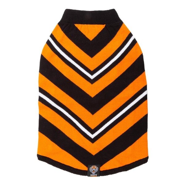Wests Tigers NRL Team Colour Dog Jumper Size Small