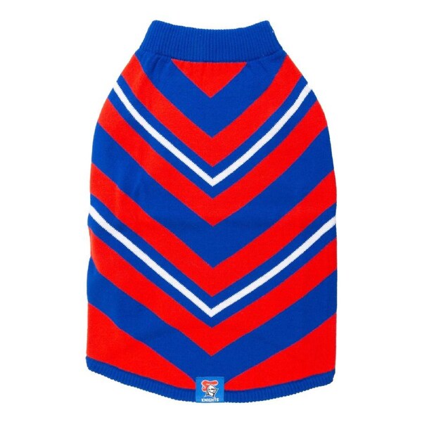 Newcastle Knights NRL Team Colour Dog Jumper Size Medium