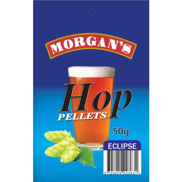 Morgan's Hop Pellets Eclipse Homebrewing Beer Brewing 50g Pack