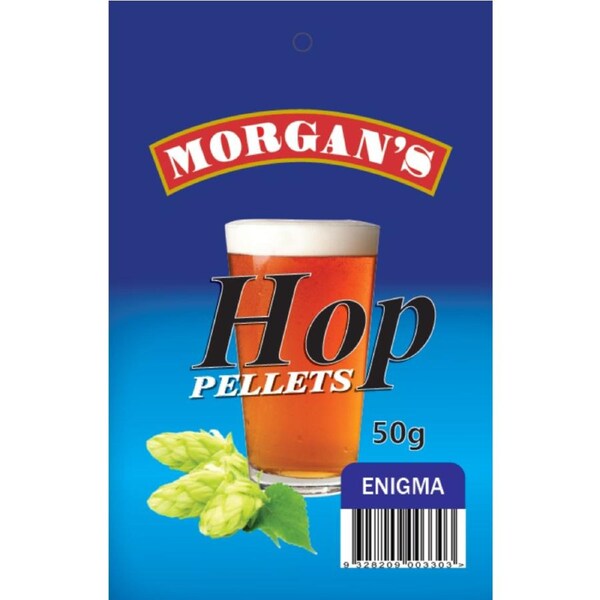 Morgan's Hop Pellets Enigma Homebrewing Beer Brewing 50g Pack