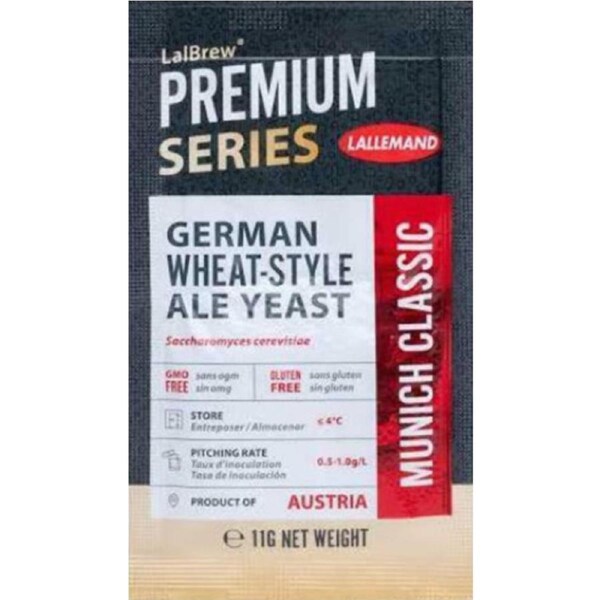 Lalemand LalBrew Munich Wheat Beer Homerewing Beer Brewing Yeast 11g