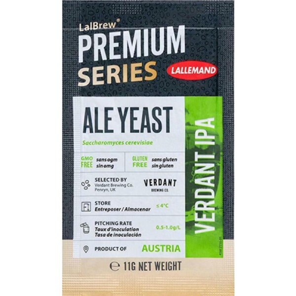Lalemand LalBrew Verdant IPA Homerewing Beer Brewing Yeast 11g