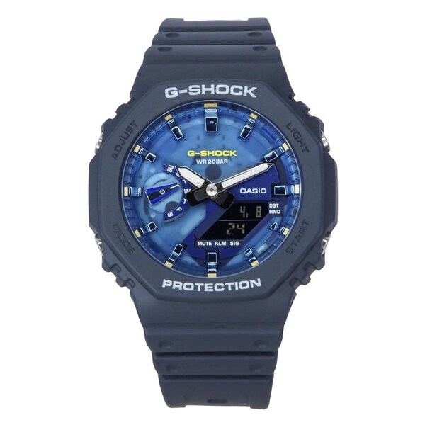 Casio G-Shock Analog Digital Bio-Based Resin Strap Shock Resist Alarm Timer Stopwatch GA-2100AS-2A 200M Men's Watch