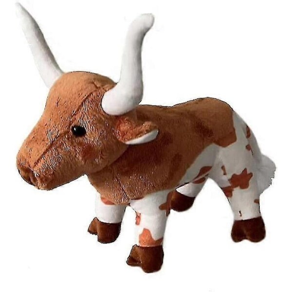 Plush Toy 28cm Simulation Longhorn Plush Toy Cute Kids Toys