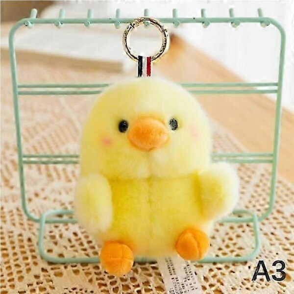 13cm E Cartoon Plush Toy Keychains Plush Toy