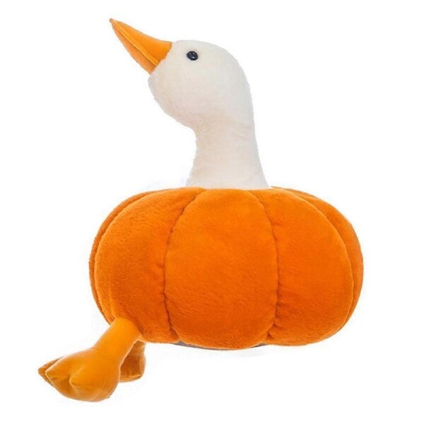 Doll Duck Pumpkin Throw Pillow Plush Toy Sofa Bed Big White Goose Throw Pillow