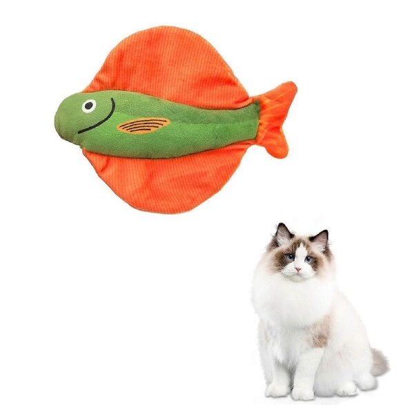 Catnip for Catnip toy, Catnip Cute Realistic Cat Fish Toy and Wrinking Paper Soft Bite Resistant Interactive Cat Toy Cat For Indoor Cats