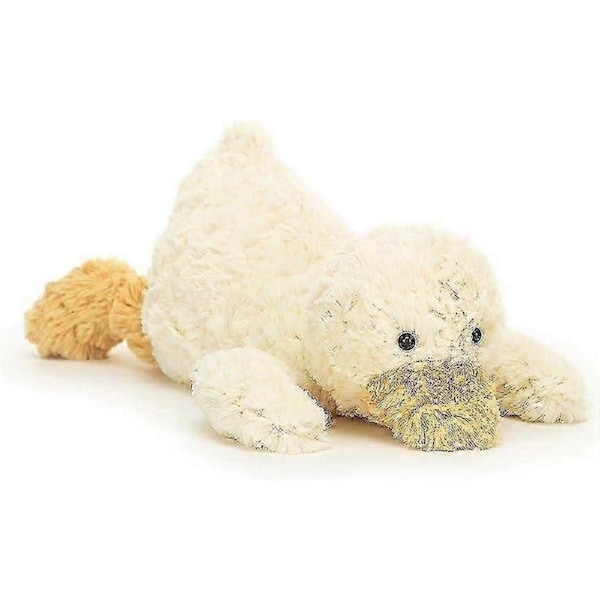 Adorable White Duck Plush Toy - Soft and Cuddly Gift for Kids