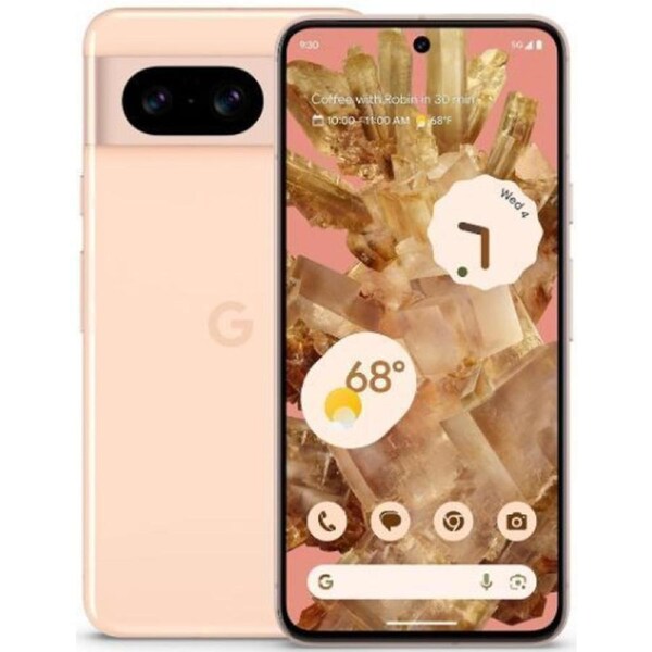 Google Pixel 8 (5G) - 128GB - Rose - Refurbished (Excellent Condition)