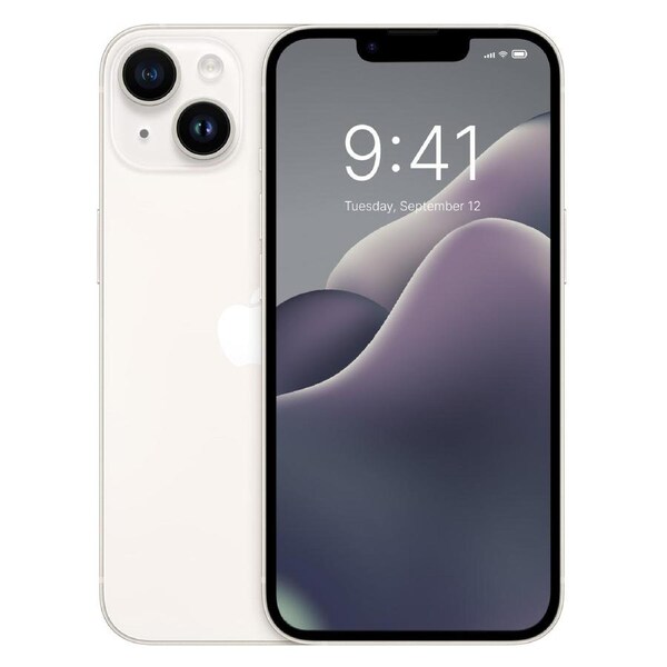 Apple iPhone 14 - 256GB - Starlight - Refurbished (Premium Condition)