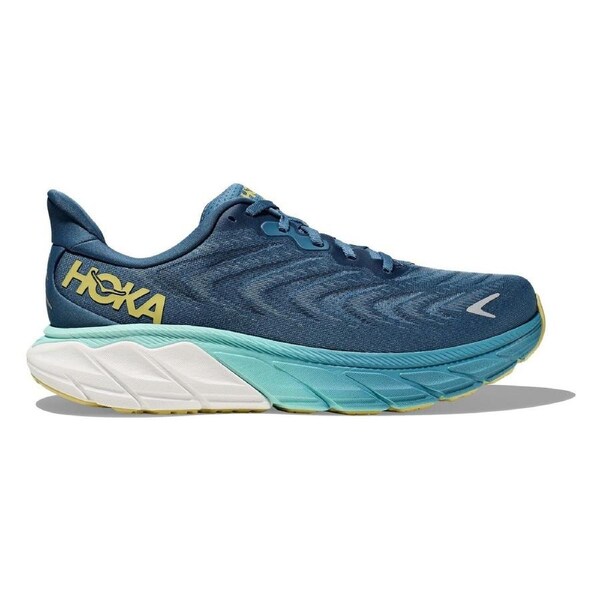 Hoka Arahi 6 Mens Running Shoes in Bluesteel / Sunlit Ocean (2023) - US 11.5