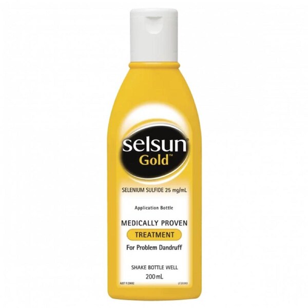 Selsun Gold 200mL - Anti-Dandruff Treatment Shampoo
