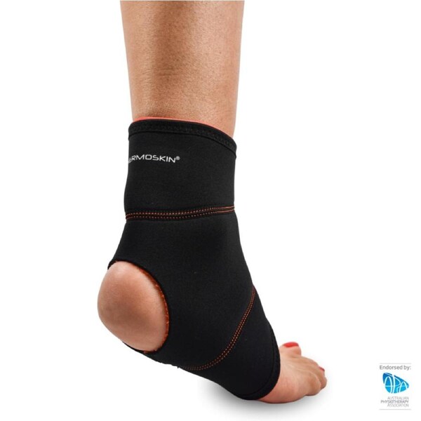 Thermoskin Thermal Ankle Support Black (Medium)