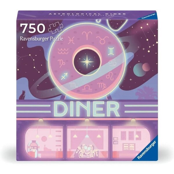 Ravensburger Astrological Diner Art & Soul Puzzle 750 Piece