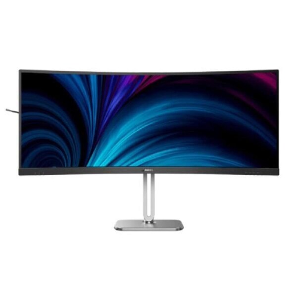 Philips 34B2U5600C 34" 21:9 WQHD 3440 x 1440, VA LCD Business Curved Monitor, 4ms, HDMI DP, USB-C Docking, RJ45, Height, Speakers, Swivel, Tilt