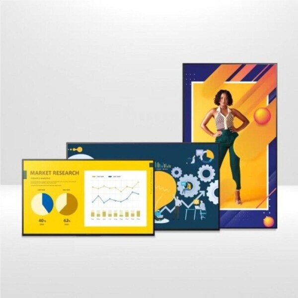 Sony Bravia EZ20L 43" Pro Display. 4K UHD, 16/7, 350-cd/m2 Brightness, Direct LED, HDR10/HLG, 200x200 VESA, Android 10