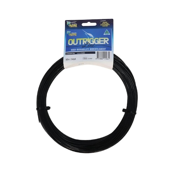 Playtypus Outrigger Black 400lb Monofilament Fishing Line #50m