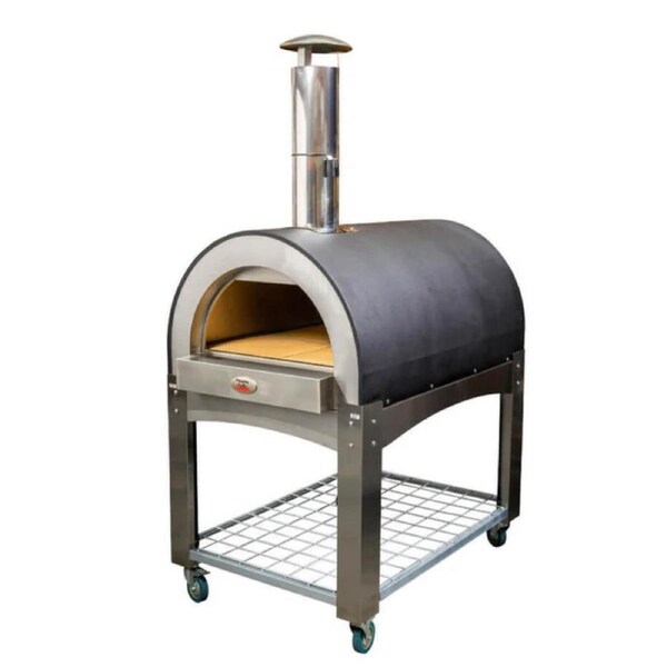 Flaming Coals Woodfired Pizza Oven-Black pack