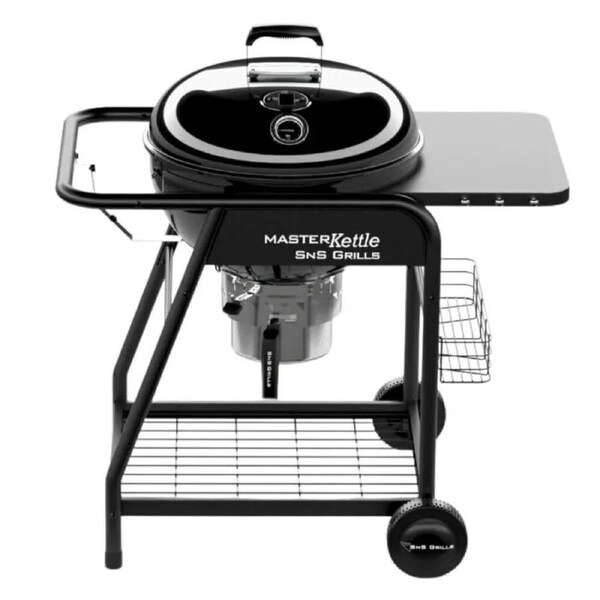Slow N' Sear MasterKettle Charcoal Grill + Smoker Combo