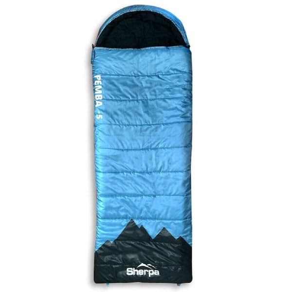 Sherpa Pemba -5 Degree Sleeping Bag Single Camping Hiking Winter Thermal