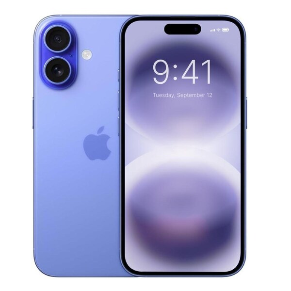 Apple iPhone 16 - 128GB - Ultramarine - Refurbished (Premium Condition)