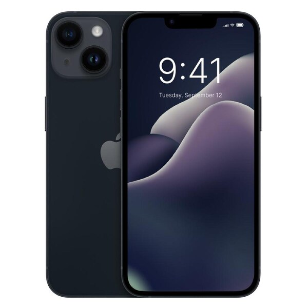 Apple iPhone 14 - 128GB - Midnight - Refurbished (Excellent Condition)