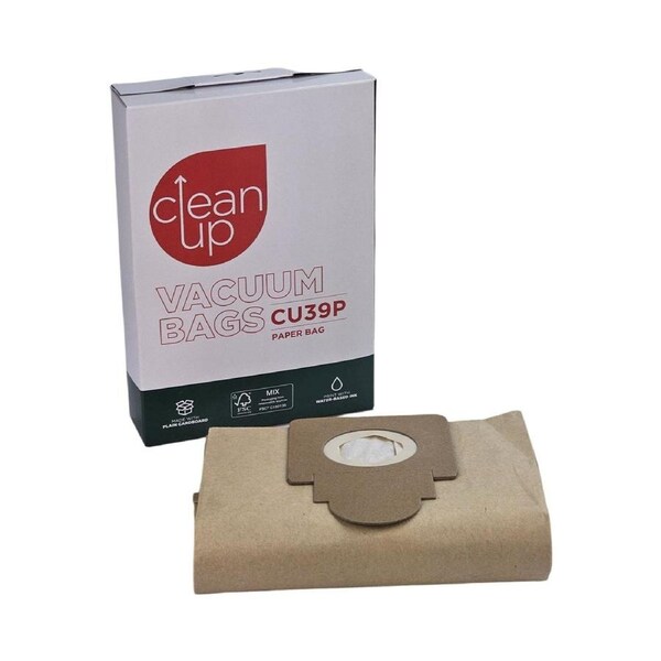 Bags For Wertheim ET2000, ET1700, ET1600 & ET1400 Vacuum Cleaners, 5Pcs Paper