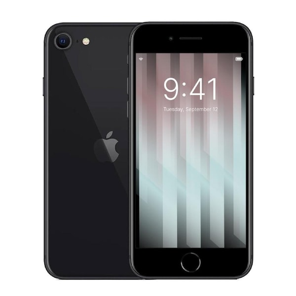 Apple iPhone SE (2022) - 128GB - Midnight - Refurbished (Premium Condition)