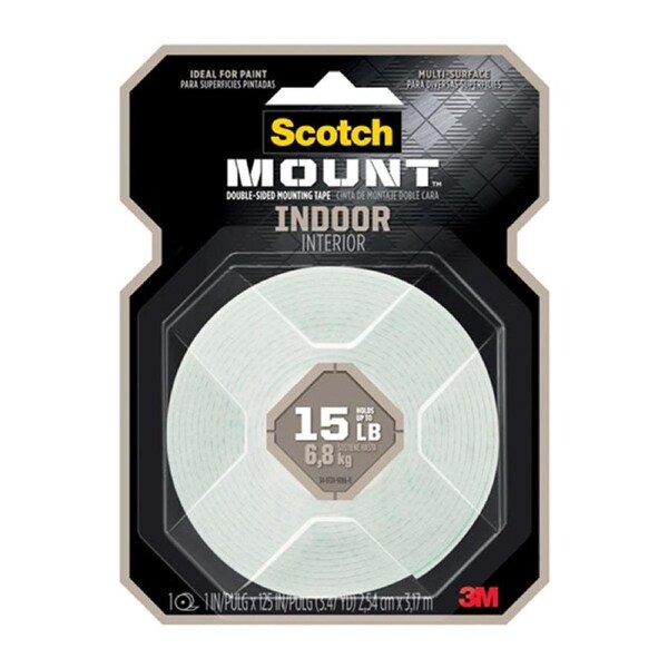 Scotch Double Sided Mounting Tape 314H Med Box Of 6