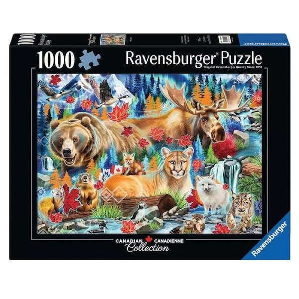 Ravensburger Canadian Collection Wild Canada 1000 Piece Jigsaw Puzzle