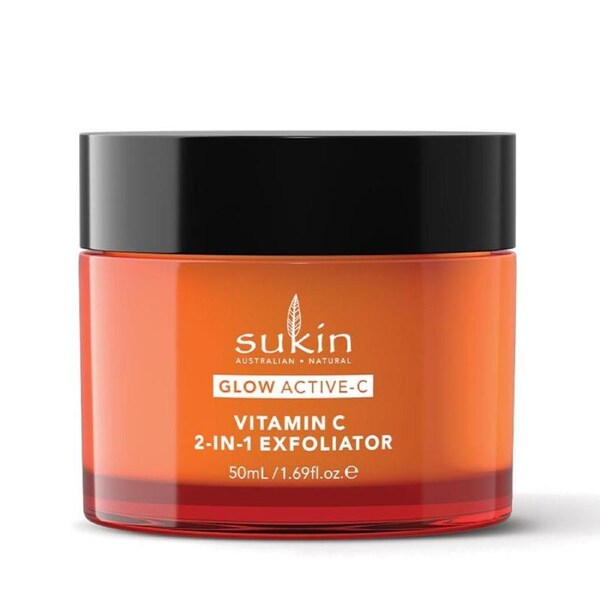 Sukin Glow Active-C Vitamin C 2-In-1 Exfoliator 50ml