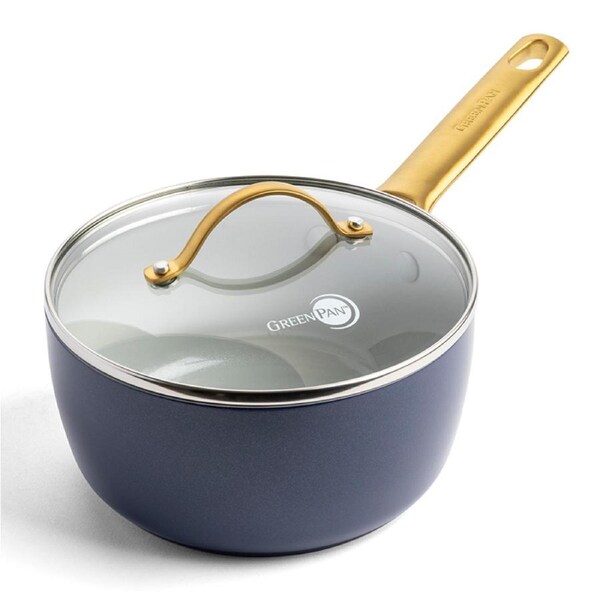 GreenPan Padova 18cm/2L Saucepan Dark Blue
