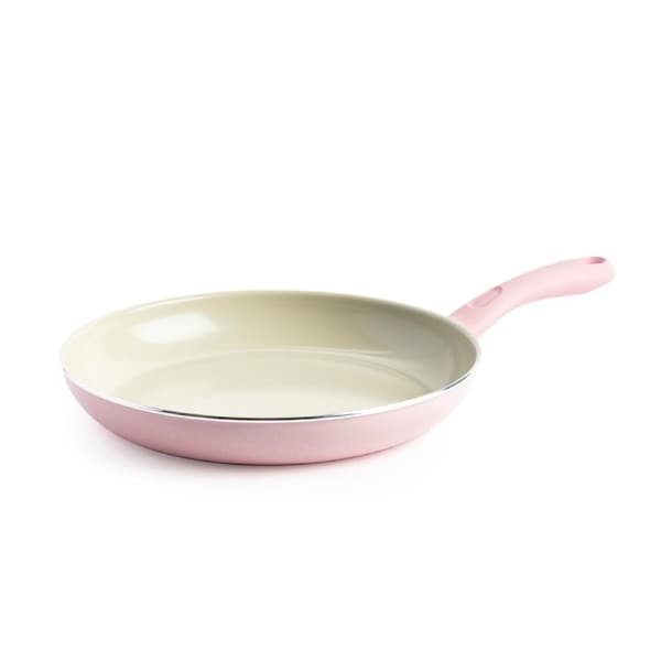 GreenLife Savory 30cm Frypan Quartz Pink