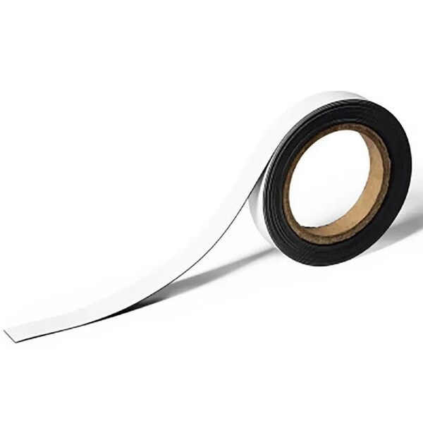 Durable Magnetic Labelling Tape 30mmx5m White