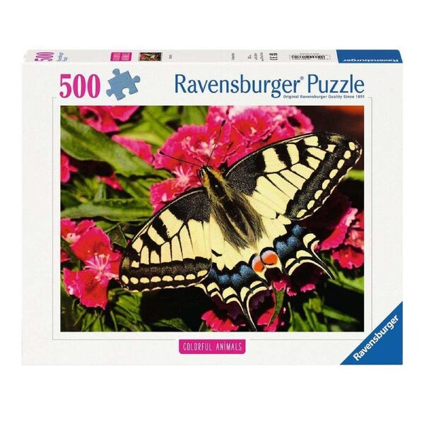 Ravensburger Colourful Animals Butterfly 500 Piece Jigsaw Puzzle