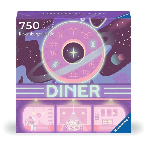 Ravensburger Art and Soul Astrological Diner 750 Piece Jigsaw Puzzle