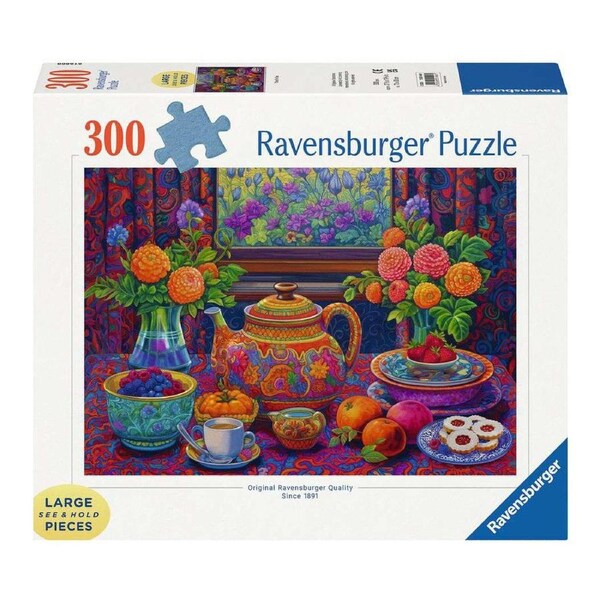 Ravensburger Time for Tea Large Format 300 Piece Jigsaw Puzzle