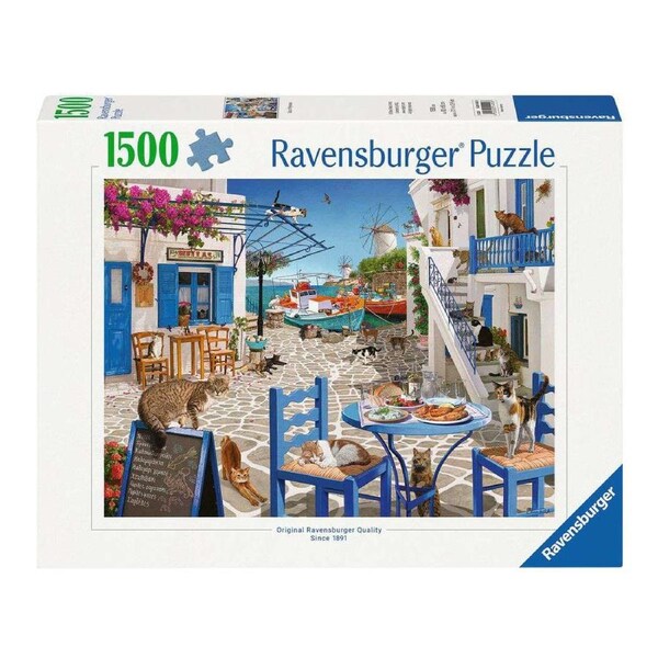 Ravensburger Cats of Mykonos 1500 Piece Jigsaw Puzzle