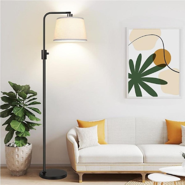 CLORA Floor Lamp Standing Tall Lamp Reading Light Home Office Living Room Bedroom with Remote Control Stepless Dimming